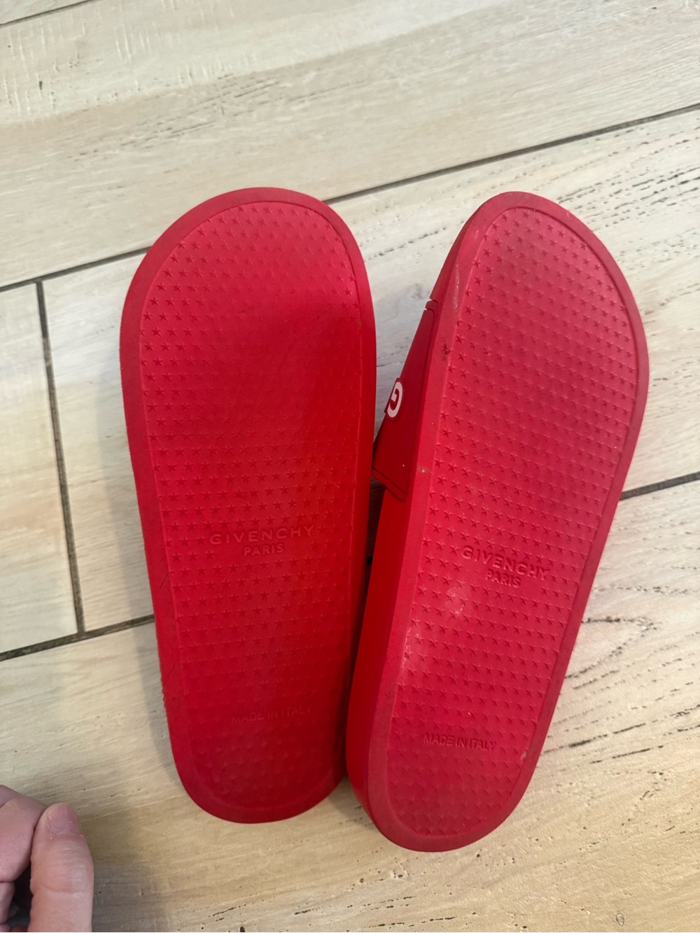 Red Givenchy Slides - Picture 3 of 6
